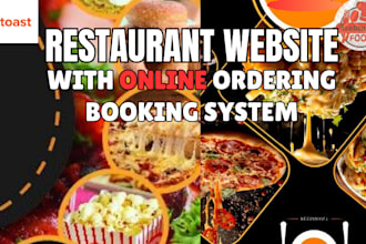 build a food truck website, catering website with online ordering system