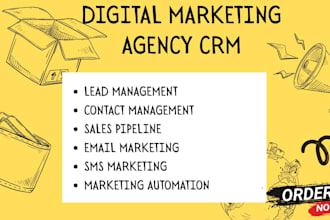 set up digital marketing agency CRM hubspot CRM salesforce zoho CRM pipedrive