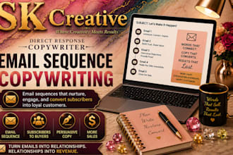 write a high converting email sequence and sales email copy