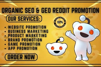 do reddit SEO GEO post to promote website, ai or saas tools