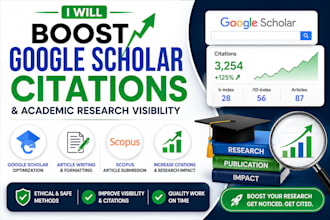 boost google scholar citations and academic research visibility