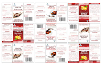 design professional pharmaceutical medicine labels and packaging