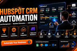 make hubspot automation CRM integration workflow lead generation sale automation