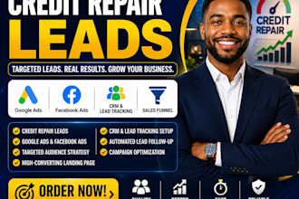 generate credit repair leads debt relief funnel credit repair gohighlevel