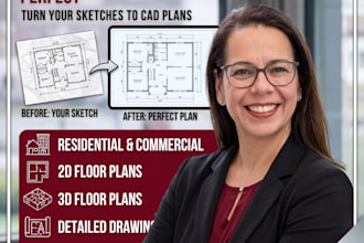 be your architect, draftsman for house plan and commercial architecture