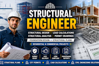 structural engineer structural design civil engineering load calculations permit