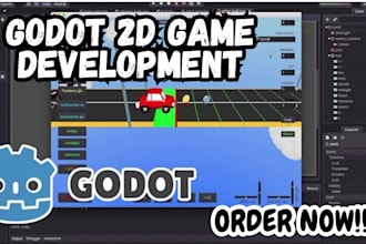 make a 2d game with godot 4 with source code