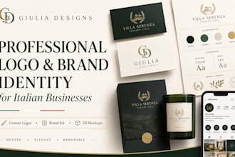 design professional logo and brand identities for italian businesses