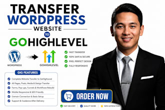 transfer wordpress website to gohighlevel copy clone duplicate wix sales funnel