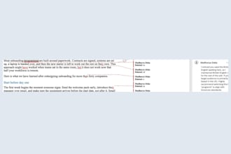 proofread and edit your website copy and blog content