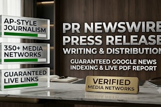 write press release pr distribution google news media outlet brand exposure