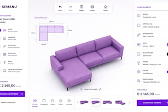 custom 3d product configurator using webgl,threejs, ue4,playcanvas for website