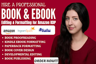 do fiction non fiction book editing, microsoft word document kdp book formatting