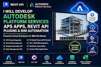 build aps cloud apps, autodesk forge integrations, and custom revit automation