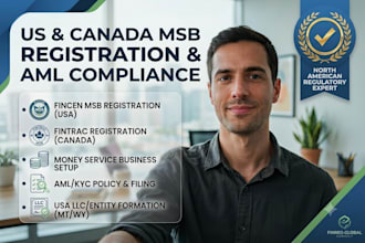 do us canada msb registration fincen fintrac aml compliance llc filing