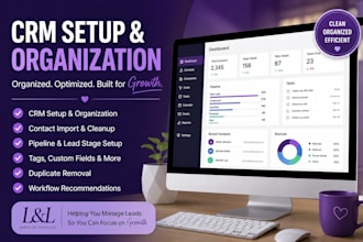 set up and organize your CRM