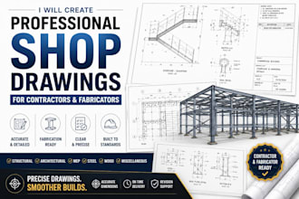 create shop drawings for contractors and fabricators