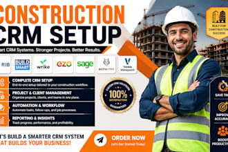 setup construction crm rib build smart wrike ezo sage acculynx trimble viewpoint