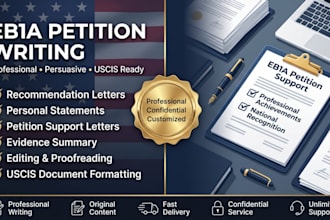 write recommendation letter and expert opinion for eb1 eb2 niw US immigration