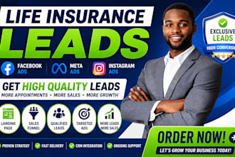 generate life insurance leads with facebook ads and sales funnel