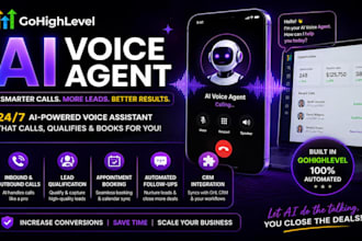 build ai voice agents and chatbots inside gohighlevel and n8n, ai voice agent