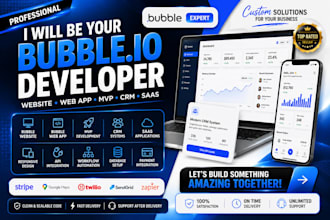 make bubble website bubble app bubble mvp bubble crm bubble io developer