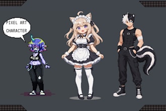 do nsfw pixel art animation, pixel art character animation for video game art
