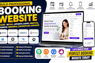 build appsmith spectra  directual baserow unbounce convertflow booking website