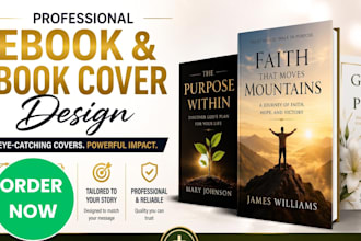 ebook cover book cover design christian book cover design