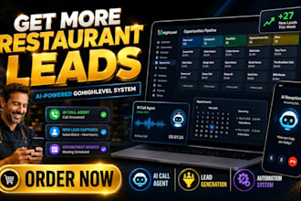 build gohighlevel restaurant lead generation systems with ai call agents