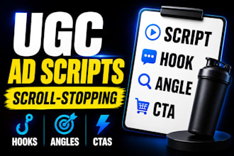 write scroll stopping ugc ad scripts