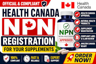 obtain health canada npn approval for your natural health product