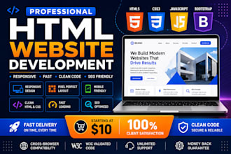 fix proffessional html websites
