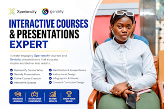 create genially interactive course xperiencify elearning presentation design