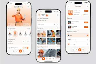 develop ondemand handyman app, home service app, booking app, caregiver app