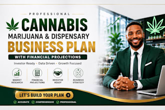 write cannabis marijuana dispensary business plan with financial projections