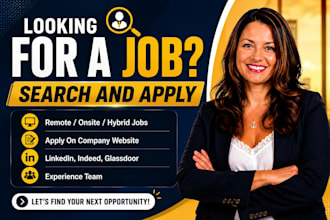 job application and job search for onsite job remote job as a reverse recruiter