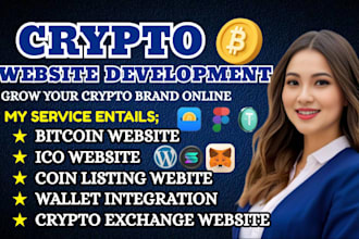 create crypto website, crypto token website, meme coin and ico presale website