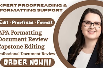 professionally edit your research proposal and capstone project