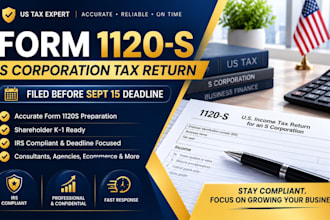 file form 1120s s corporation tax return before sept 15