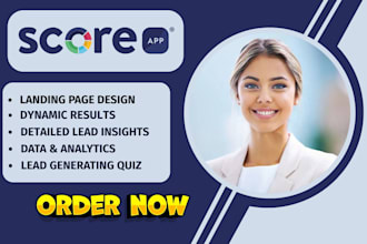 build scoreapp quiz funnel assessments or scorecard for score app and typeform