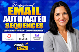 create automated email sequences using convertkit flodesk and campaign monitor