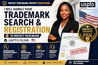 handle your trademark search and registration to protect your brand uspto filing