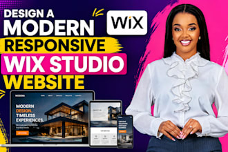 design a modern responsive wix studio website