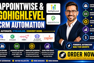 do gohighlevel appointwise synthflow iclosed n8n ai agent automation zapier CRM