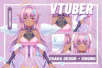 custom anime avatar, live2d vtuber model, 3d vtuber, nsfw anime avatar, portrait