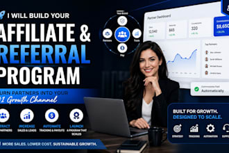 create a complete affiliate and referral program for your business