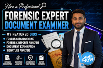 do document forensics, detect forgery with handwriting and signature analysis