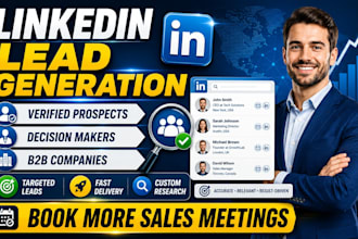 do linkedin lead generation and build targeted b2b prospect lists