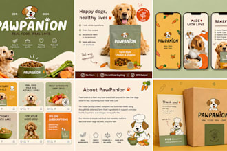 design brand book, brand board, brand style guide and brand kit